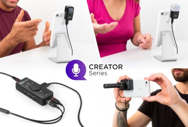 Ik Multimedia Creator Series interfaccia mic mobile hardware iphone ipad strumenti musicali