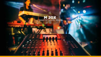 RCF M-20X mixer digital live rec strumenti musicali