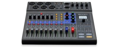 Zoom L-8 livetrak rec podcast mixer digital hardware mogar strumenti musicali