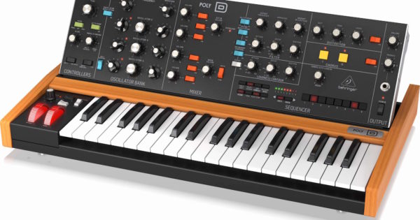 Behringer Poly-D synth hardware sintetizzatore analog music producer strumenti musicali