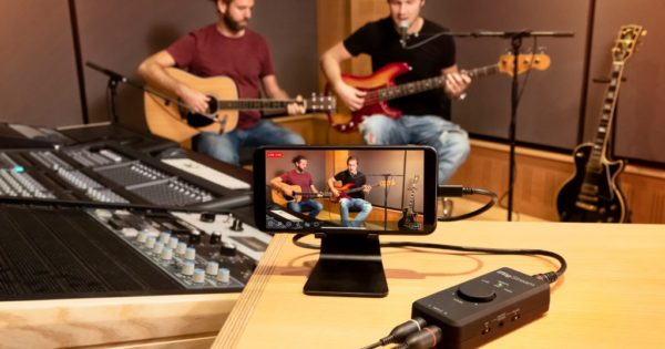 Ik Multimedia iRig Stream rec mobile smartphone tablet interfaccia audio mogar strumenti musicali