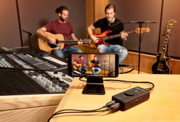 Ik Multimedia iRig Stream rec mobile smartphone tablet interfaccia audio mogar strumenti musicali