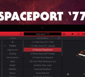 Ik Mutlimedia Spaceport '77 espansione sampletank4 producer virtual instrument synth strumenti musicali