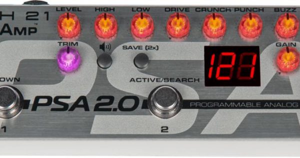 Tech21 Sansamp PSA 2.0 pedal bass guitar amp pre sound service strumenti musicali