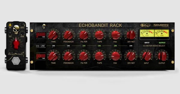 Nembrini Audio EchoBandit f-pedals rack stomp fx plug-in audio pro software daw virtual strumenti musicali