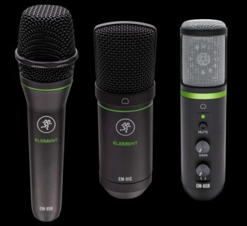 Mackie Element adagio mic rec studio home project strumenti musicali