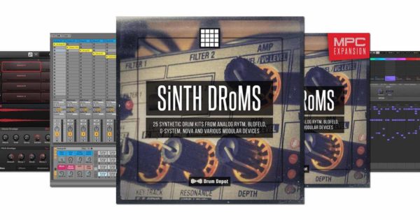 Drum Depot SiNTH DRoMS sample library virtual mpc software daw producer strumenti musicali