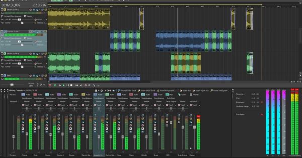 Magix Acid Pro 10 daw software producer artist virtual loop audiofader