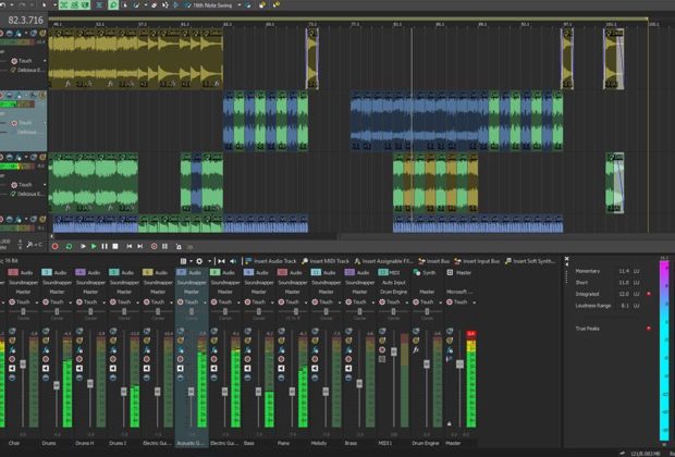 Magix Acid Pro 10 daw software producer artist virtual loop audiofader