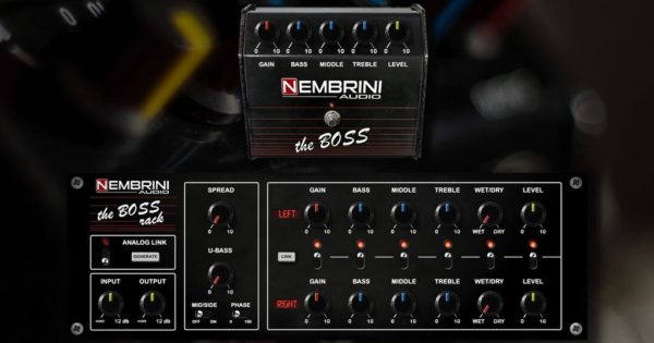 Nembrini Audio The Boss stomp rack virtual amp fx plug-in audio audiofader