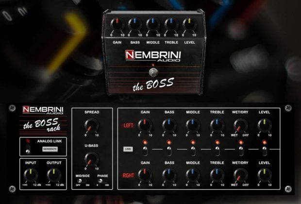 Nembrini Audio The Boss stomp rack virtual amp fx plug-in audio audiofader