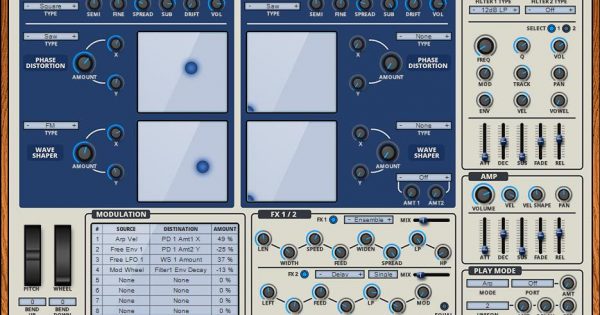 RobPapen Quad software synth virtual producer rack extension strumenti musicali
