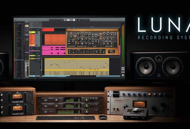 Universal Audio LUNA daw software virtual plug-in unison mix record producer music andrea scansani test audiofader recensione distributore italia manual plugin