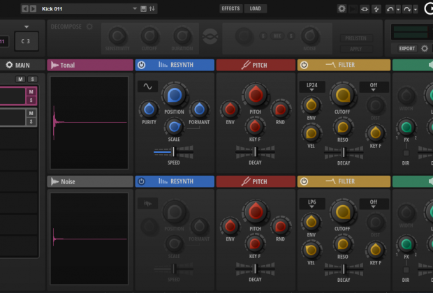 Steinberg Backbone GUI resynthesizer vst drum cubase percussive sound subacractive plug-in au music production sound design test pierluigi bontempi strumenti musicali