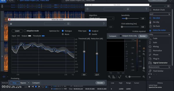 iZotope RX Elements suite sound design audio restore midiware audiofader