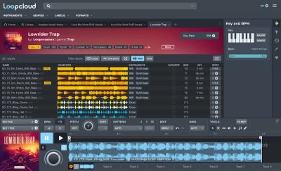 Loopcloud 5.2 loopmasters virtual instrument sample library producer dj strumenti musicali