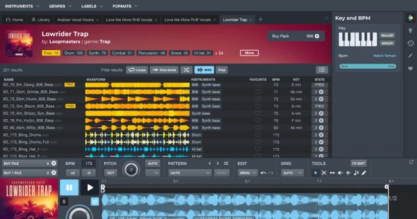 Loopcloud 5.2 loopmasters virtual instrument sample library producer dj strumenti musicali