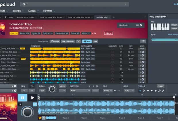 Loopcloud 5.2 loopmasters virtual instrument sample library producer dj strumenti musicali