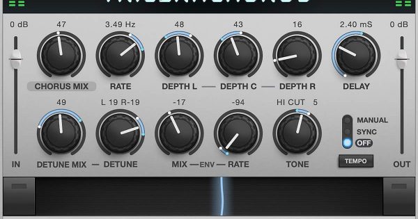 Eventide h9 TriceraChorus fx chorus plug-in audio software daw virtual strumenti musicali