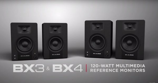 M-Audio BX3 BX4 home studio monitor audio project soundwave strumenti musicali recording mix