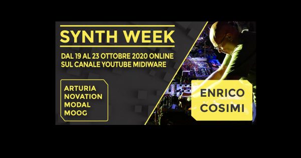 Midiware Synth Week 2020 eventi hardware software enrico cosimi strumenti musicali