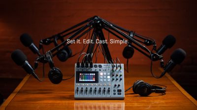 Zoom Podtrack P8 mixer hardware live broadcast podcast mogar strumenti musicali