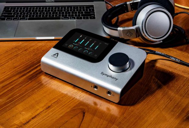 Apogee Symphony Desktop hardware interfaccia audio pro studio home project soundwave strumenti musicali