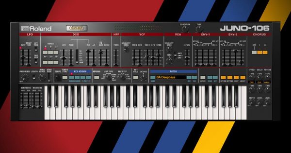RolandCloud Juno-106 synth soft sintetizzatore vintage producer daw strumenti musicali roland
