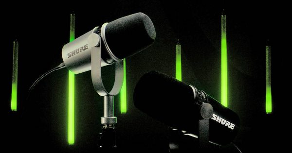 Shure M7V mic hardware ibrido USB microfono studio podcast rec broadcast video prase strumenti musicali
