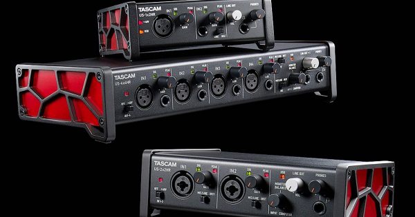 Tascam US serie US-1x2HR US-2x2HR US-4x4HR interfaccia audio rec aeb home studio strumenti musicali
