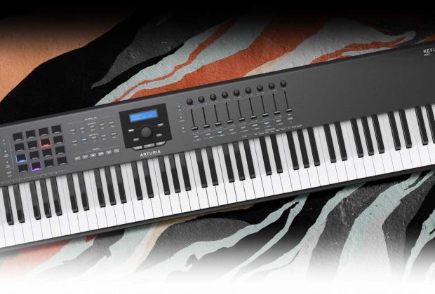 Arturia KeyLab 88 mkii hardware controller midi orange special edition midiware strumenti musicali