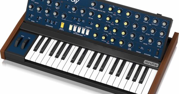 Behringer MonoPoly synth hardware musc producer tastiera keyboard vintage strumenti musicali