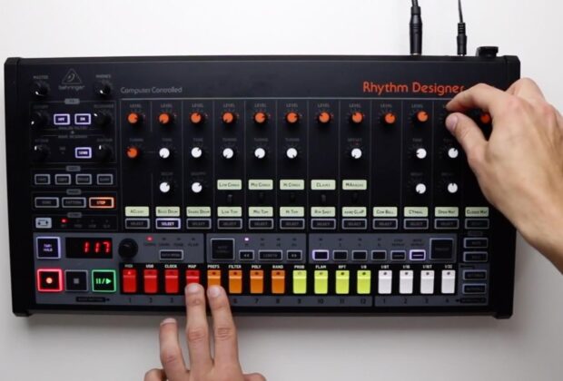 Behringer rd8 hardware synth sintetizzatore music producer drum machine update aggiornamento firmware prezzo strumenti musicali