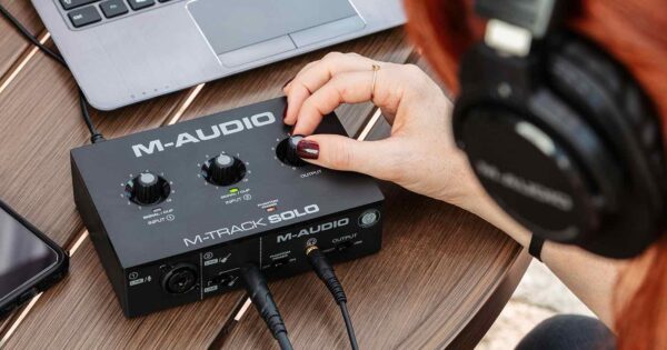 M-Audio M-Track Solo interfaccia audio home studio soundwave strumenti musicali news