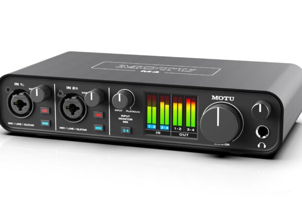 Motu M4 interfaccia audio home project rec mix backline test strumenti musicali
