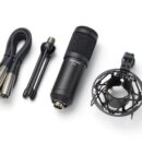 Tascam TM-70 voice over microfono dinamico broadcast podcast recording studio hardware aeb distribuzioni strumenti musicali