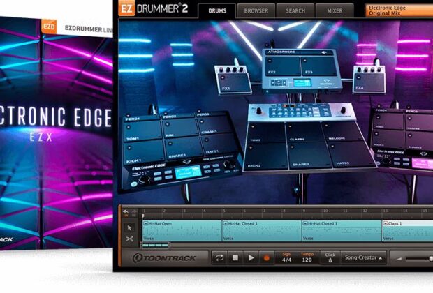 Toontrack Electronic Edge EZX software virtual instrument midiware strumenti musicali