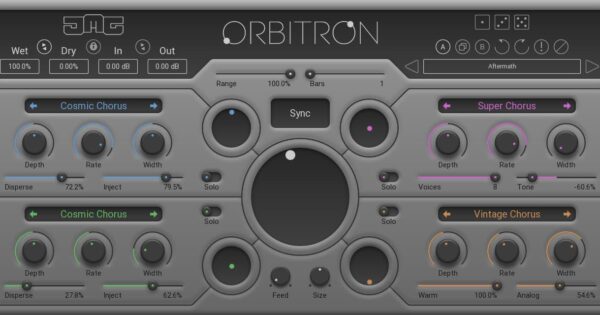 United Plugins JMC Orbitron software plug-in audio virtual mixing strumenti musicali