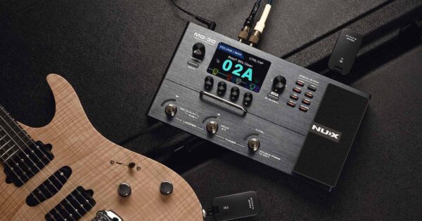 Nux MG30 multieffetto pedaliera basso chitarra guitar fx frenexport strumenti musicali