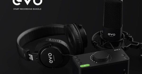 EVO Start Recording Bundle home studio recording audient leading tech