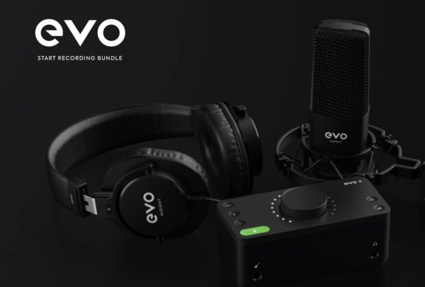 EVO Start Recording Bundle home studio recording audient leading tech