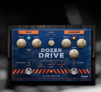 Fuse Audio Labs Dozer Drive plug-in pedale per chitarra software virtual fuzz screamer strumentimusicali