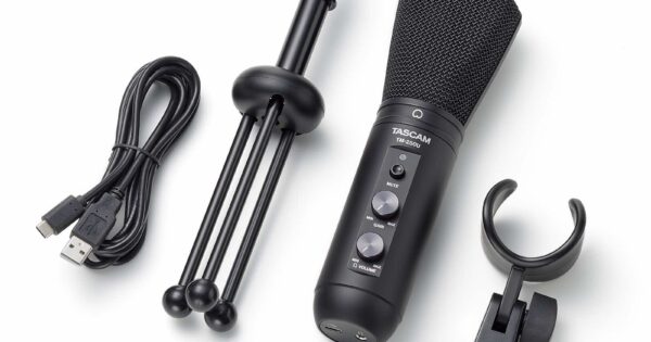 Tascam TM-250U usb microfono podcast vlog video aeb distribuzioni strumentimusicali