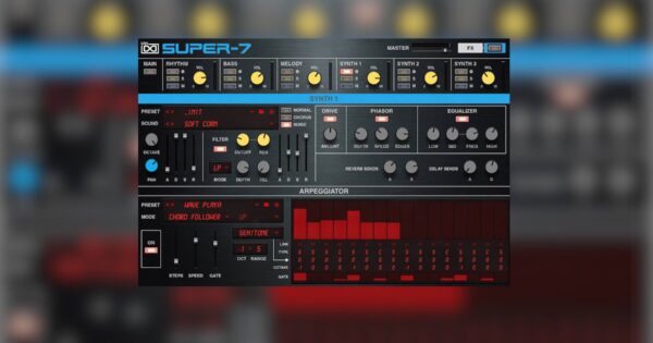 UVI Super-7 synth roland super quartet virtual instrument soft synth strumentimusicali