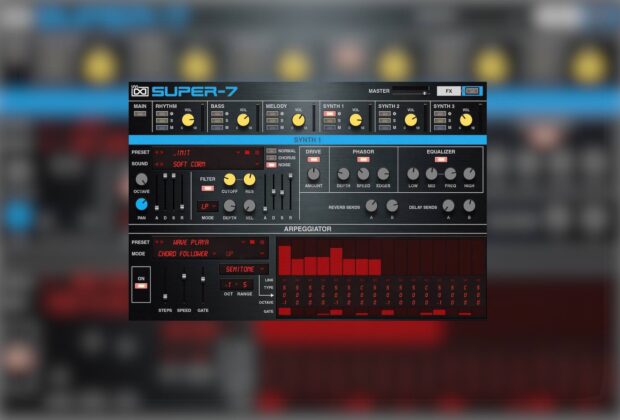 UVI Super-7 synth roland super quartet virtual instrument soft synth strumentimusicali