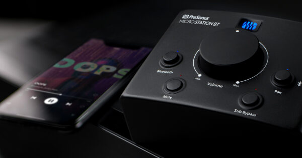 Presonus Microstation BT bluetooth monitor controller home studio mobile mixing midi music strumentimusicali prezzo