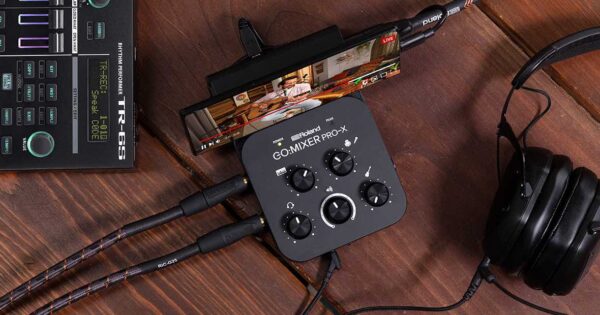 Roland GOMixer Pro-X interfaccia audio mobile recording live broadcast hardware strumentimusicali