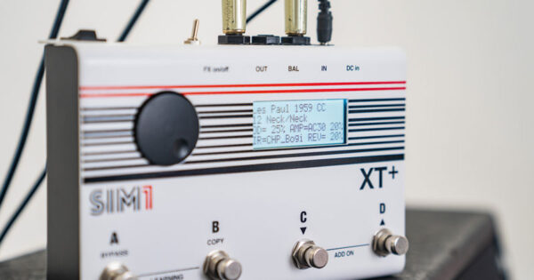 SIM1 XT+ profilatore chitarra basso stompbox pedaliera pedale soundwave strumentimmusicali