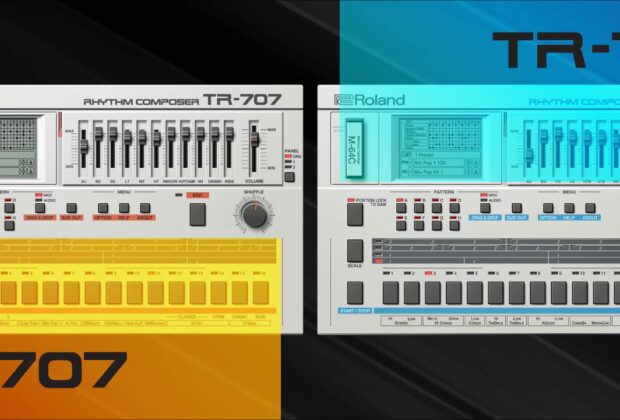 Roland Cloud tr-707 TR-727 drum machine virtual instrument gratis free strumenti musicali