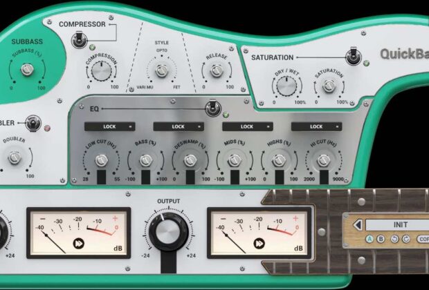 United Plugins QuickBass free gratis freeware software basso amp rig processing strumentimusicali